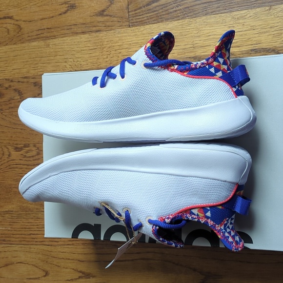 NIB FARM Rio Cloudfoam Pure SPW Shoe Adidas Collaboration Women's Size 9 White - Picture 7 of 14